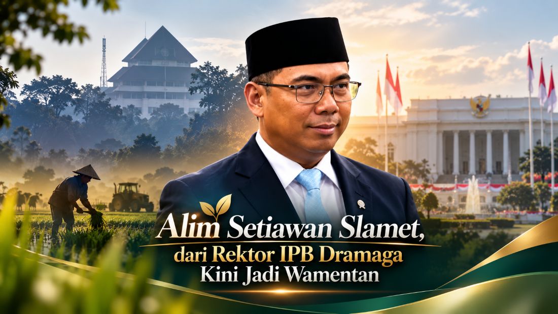 Alim Setiawan Slamet, dari Rektor IPB Dramaga Kini Jadi Wamentan
