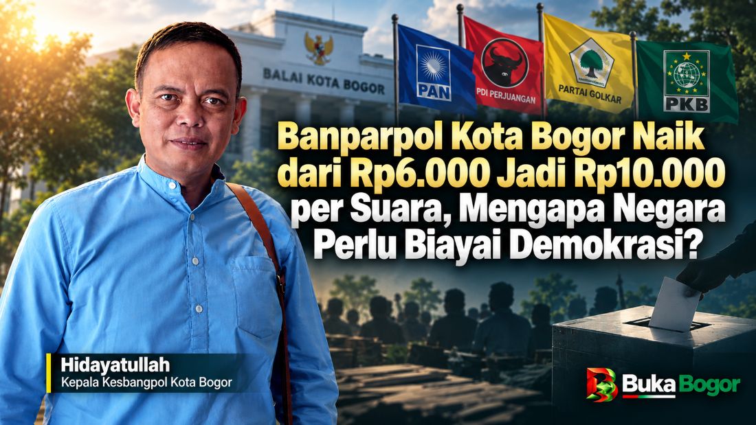 Banpol Kota Bogor Naik dari Rp6.000 Jadi Rp10.000 per Suara, Mengapa Negara Perlu Biayai Demokrasi?